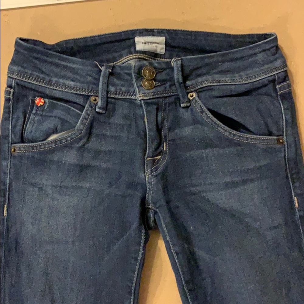 hudson dark wash jeans - Picture 1 of 6